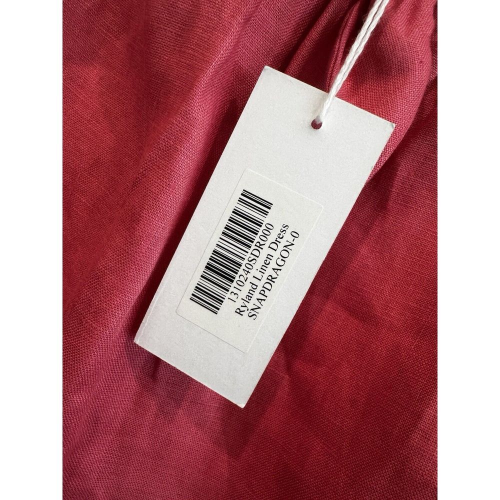 Reformation | Ryland linen mini dress | in snap dragon pink | Size 0 - Picture 6 of 12
